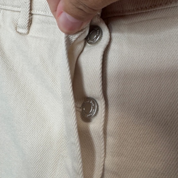 Aritzia Wilfred Free Denim Pants Cream - Picture 10 of 12